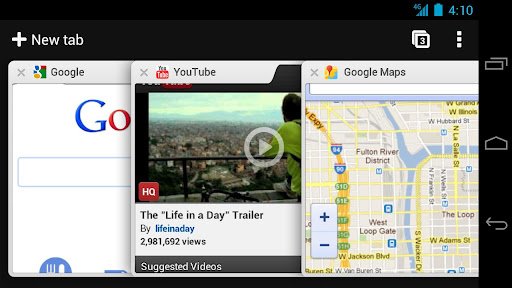 Youtube y Chrome se actualizan para Android