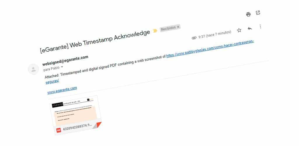 certificar contenido web