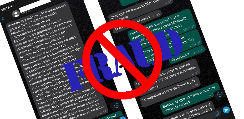 amenazas por whatsapp españa