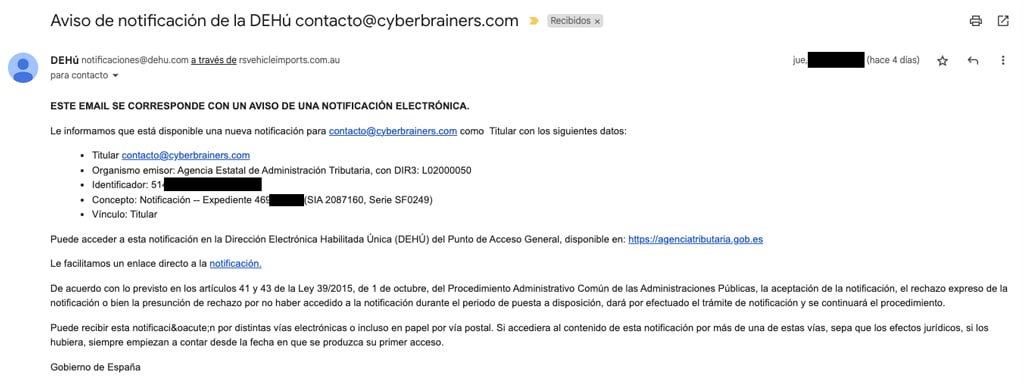 fraude dehu