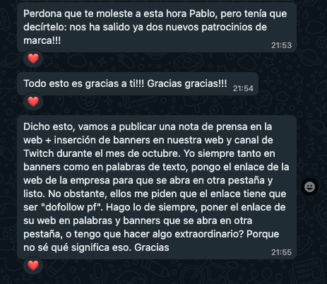 Recomendacion mentoría