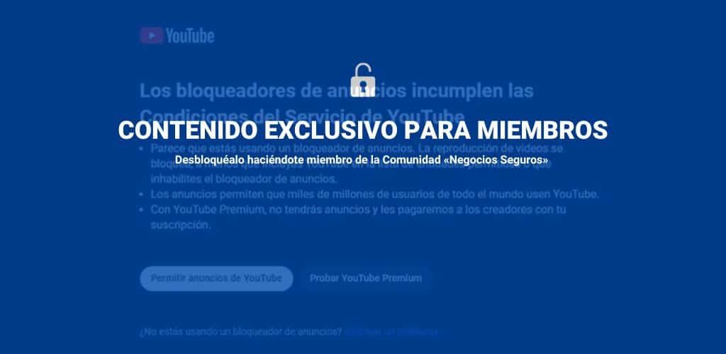 youtube bloqueador anuncios