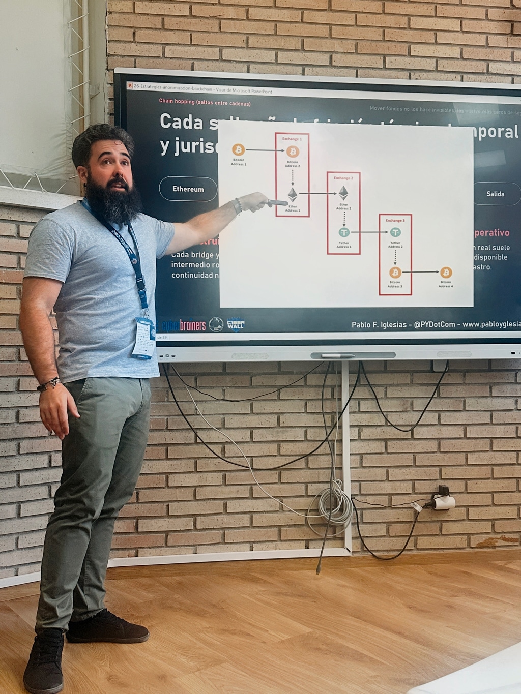charla criptomonedas blanqueo pabloyglesias