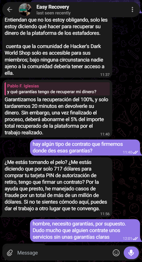 fraude telegram 5