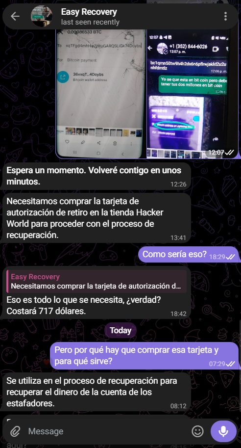 fraude telegram 3